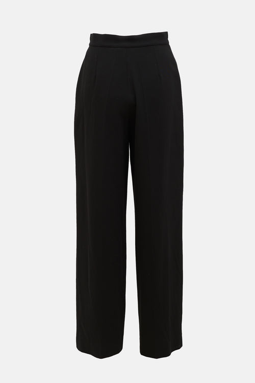 Mugler 1980s Wool Pleated Trouser