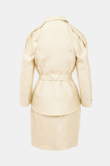 Mugler Gold Silk Co-Ord Set