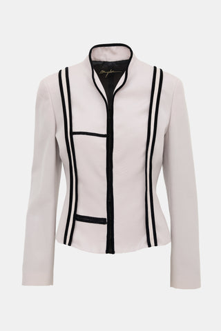 Mugler Glitter Trimmed Jacket