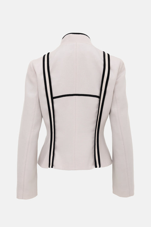 Mugler Glitter Trimmed Jacket