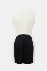 Mugler Two Tone Blocked Dress