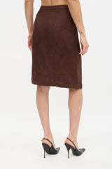 Mugler Vintage Linen Skirt