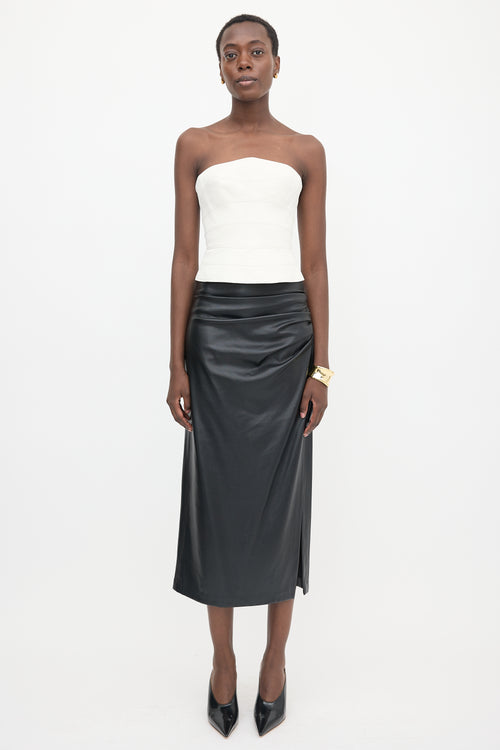 Mugler Vintage Strapless Bustier Top