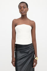 Mugler Vintage Strapless Bustier Top