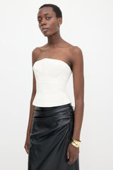 Mugler Vintage Strapless Bustier Top