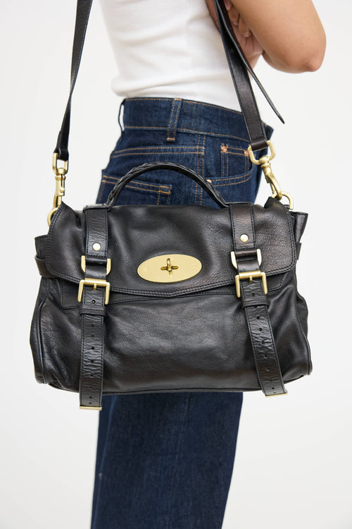 Mulberry Leather Alexa Satchel Bag