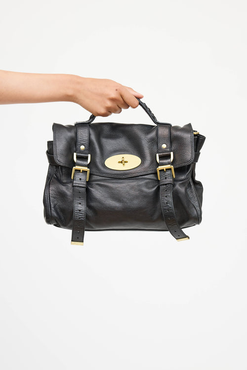 Mulberry Leather Alexa Satchel Bag
