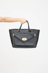 MulberryWillow Classic Leather Tote Bag
