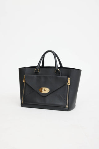 MulberryWillow Classic Leather Tote Bag