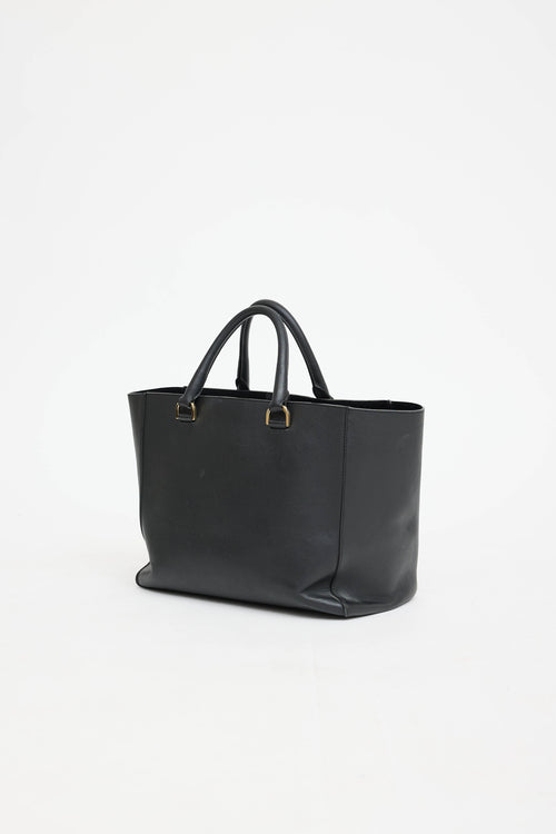 MulberryWillow Classic Leather Tote Bag