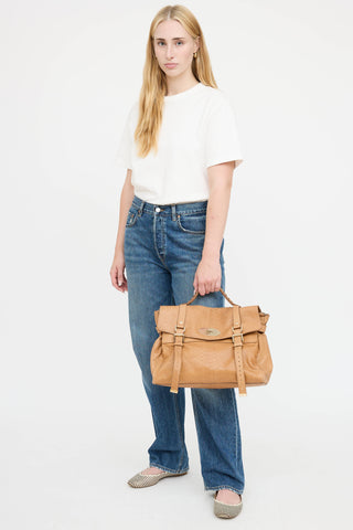 Mulberry Textured Alexa Bag