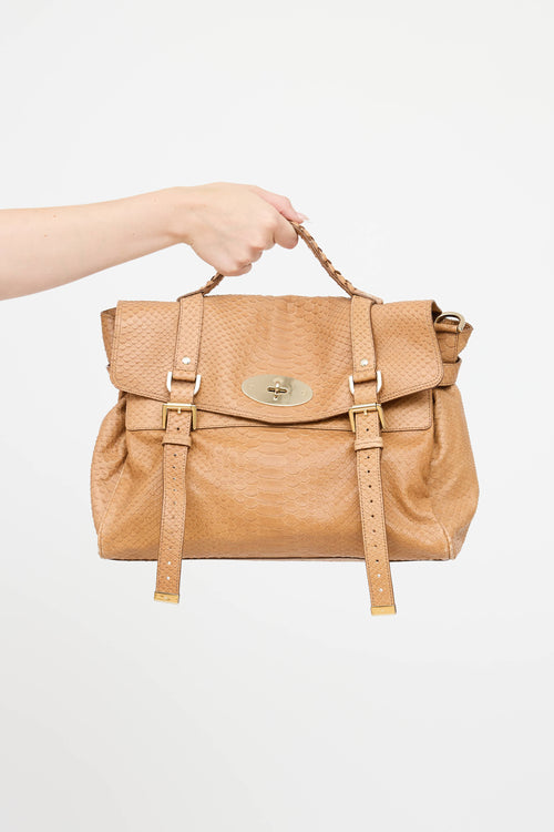 Mulberry Textured Alexa Bag