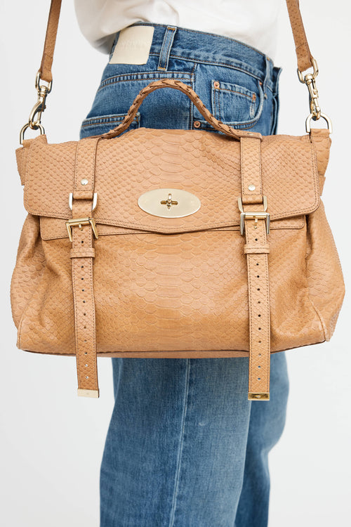 Mulberry Textured Alexa Bag