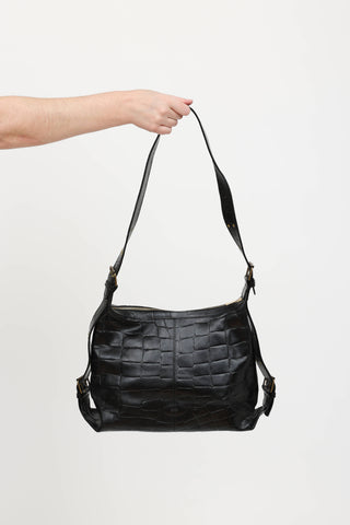 Mulberry Embossed Congo Shoulder Bag