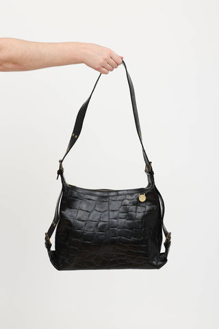 Mulberry Embossed Congo Shoulder Bag