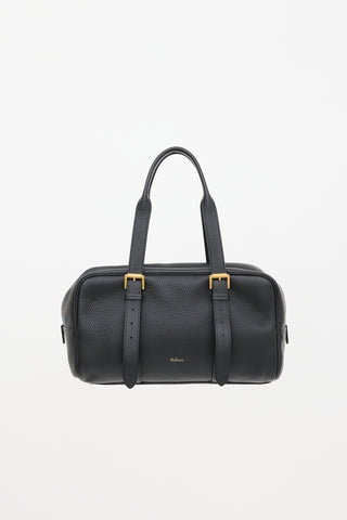Mulberry Grained Leather Boston Bag