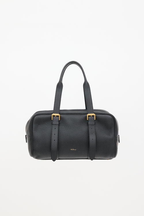 Mulberry Grained Leather Boston Bag