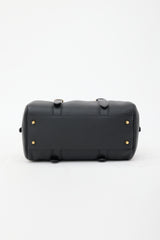 Mulberry Grained Leather Boston Bag