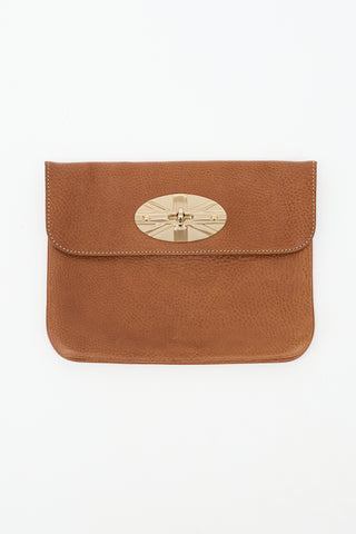 Mulberry Leather Union Jack Pouch