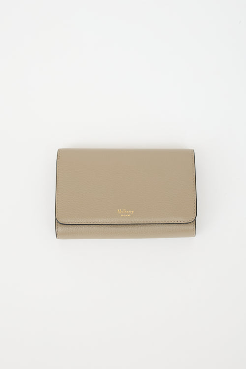 Mulberry Leather Medium French Continental Wallet