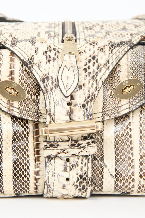 Mulberry Textured Leather Roxanne Bag