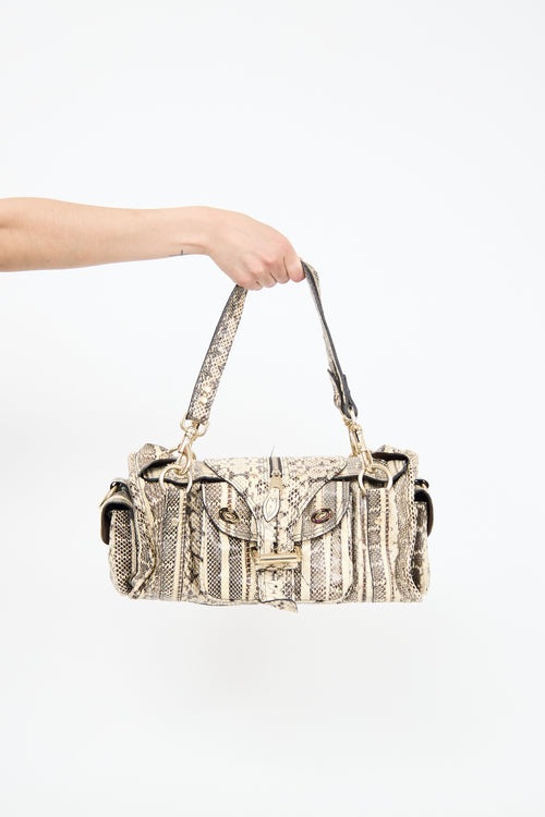 Mulberry Textured Leather Roxanne Bag