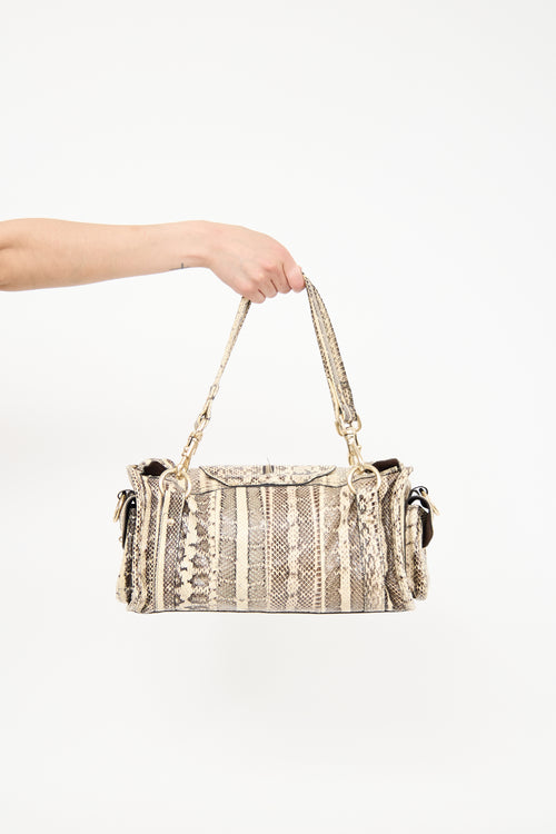 Mulberry Textured Leather Roxanne Bag