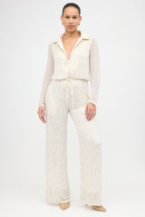 Naeem Khan Bridal Spring 2018 Beaded Jumpsuit