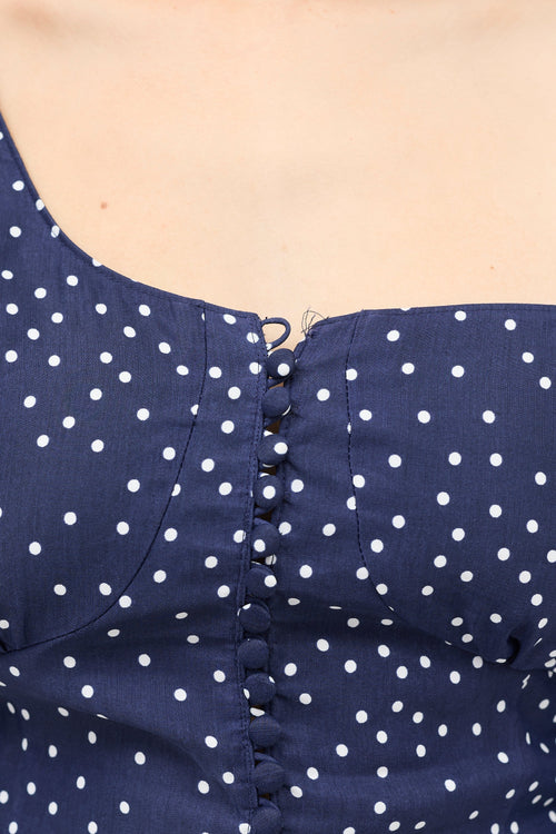 Magda Butrym One Shoulder Ruffle Top