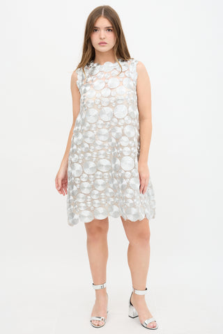 Narces Embroidered Applique Dress