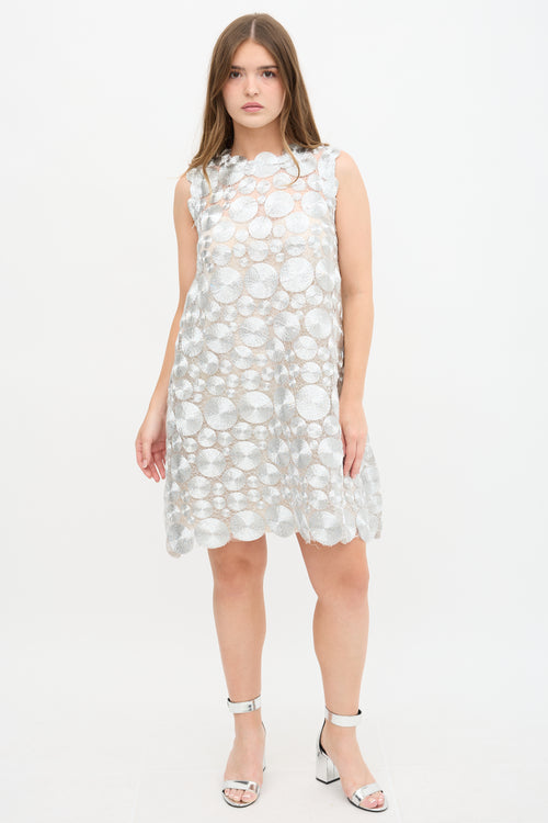 Narces Embroidered Applique Dress