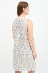 Narces Embroidered Applique Dress