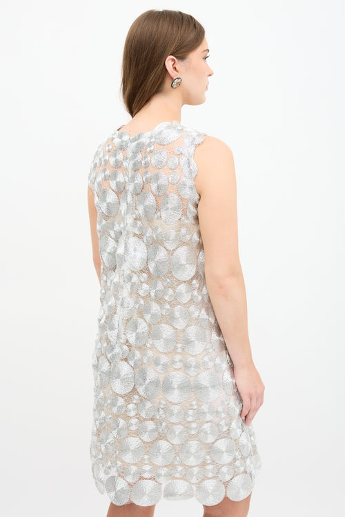 Narces Embroidered Applique Dress