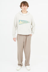 Visvim Grey Jumbo Flag Hoodie