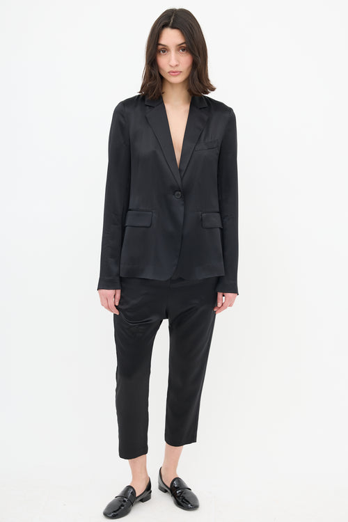 Nili Lotan Silk Blazer