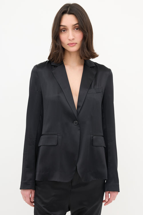 Nili Lotan Silk Blazer