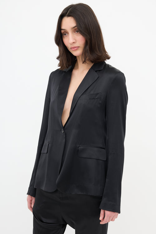Nili Lotan Silk Blazer