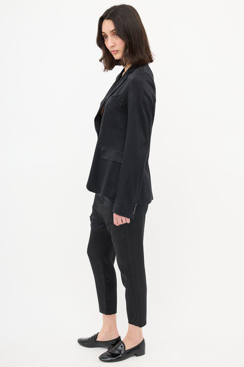 Nili Lotan Silk Blazer