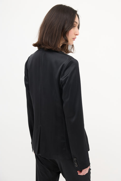 Nili Lotan Silk Blazer