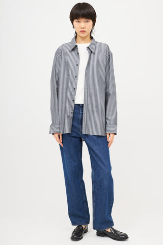 Nili Lotan Striped Raphael Classic Shirt