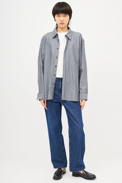 Nili Lotan Striped Raphael Classic Shirt