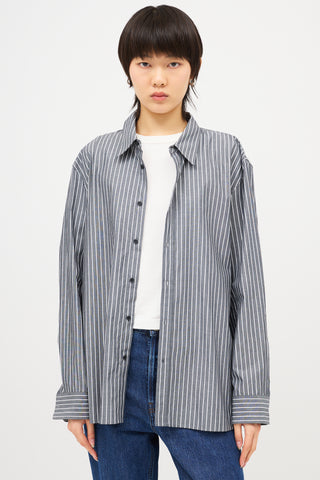 Nili Lotan Striped Raphael Classic Shirt