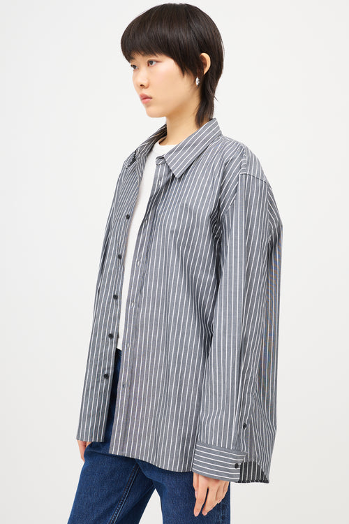 Nili Lotan Striped Raphael Classic Shirt