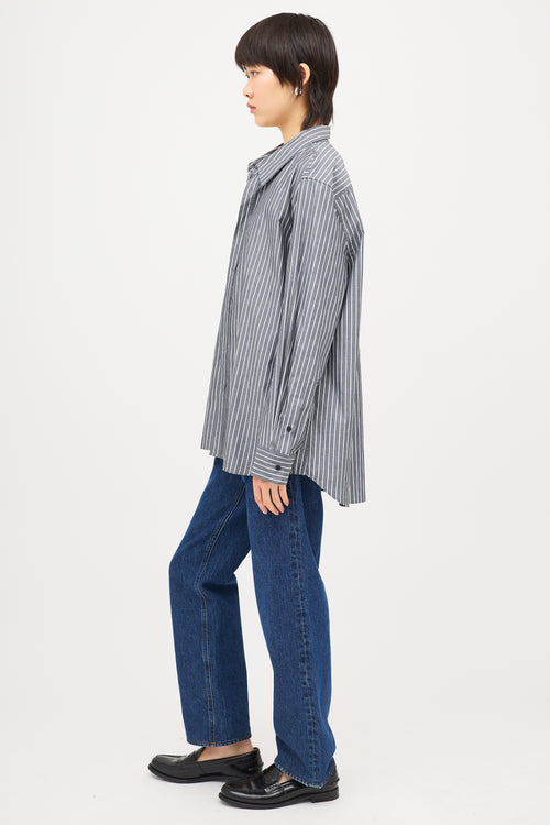 Nili Lotan Striped Raphael Classic Shirt