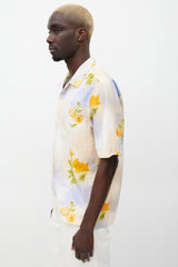 NN07 Pink & Multicolour Floral Tie Dye Shirt