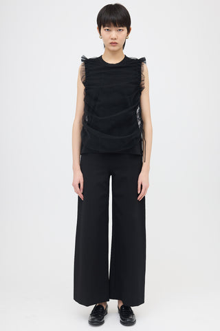 Noir Kei Ninomiya Layered Tulle Tank Top