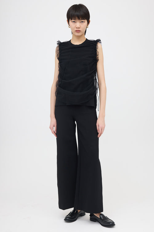 Noir Kei Ninomiya Layered Tulle Tank Top