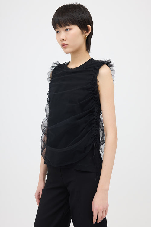 Noir Kei Ninomiya Layered Tulle Tank Top