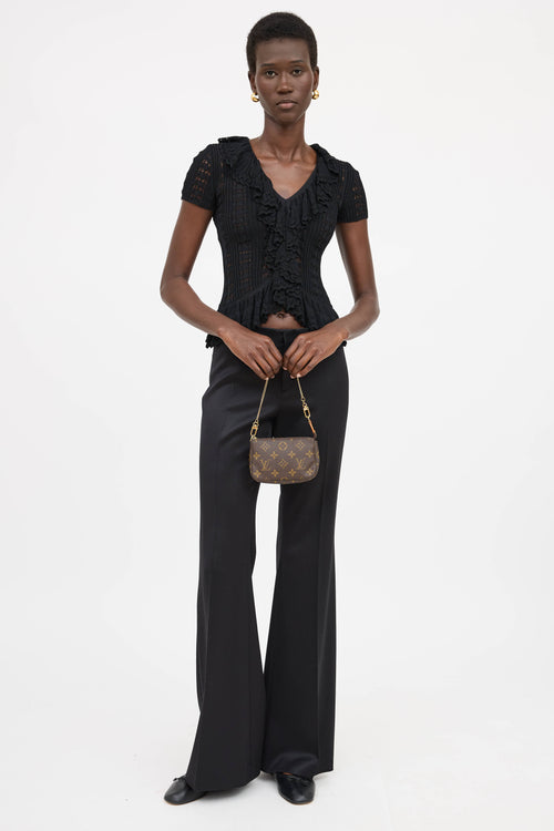 Louis Vuitton 2006 Mini Monogram Pochette Bag