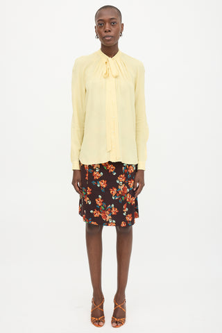 N°21 Silk Tie Blouse